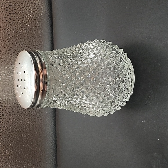 Vintage Glass Sugar Shaker 4.5" - Picture 3 of 9